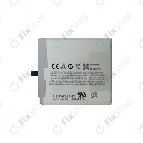Batteria per Meizu MX5, BT51, 3150mAh