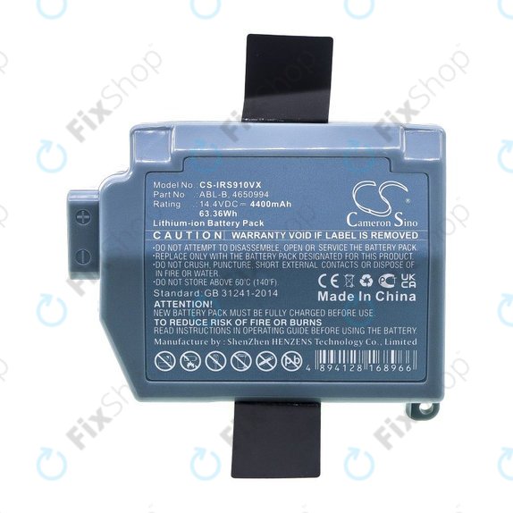 Batteria per iRobot Roomba S9, S9+ ABL-B, Li-Ion, 4400mAh, 14.4V, HQ