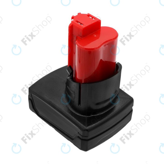 Batteria per Milwaukee M12 Redlithium XC 4.0, M12 B3 XC, M12 B4 XC, Li-Ion, 6000mAh, 12V, HQ