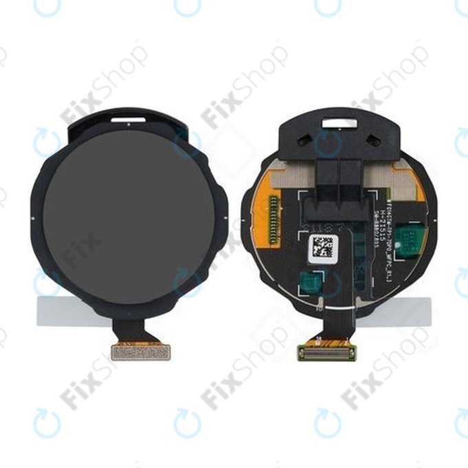 Schermo per Samsung Galaxy Watch 4 Classic 46mm R895, Black, Vetro touch con cornice, GH96-14426A, Genuine Service Pack