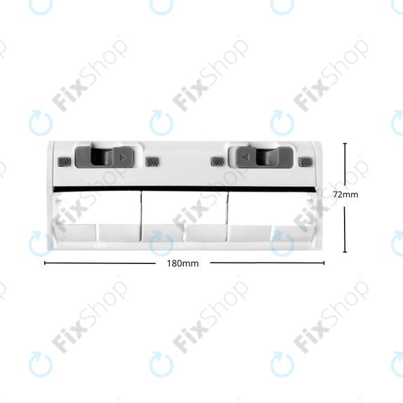 Cover spazzola principale per Ecovacs Deebot serie N, serie T, serie X1, serie Ozmo, White