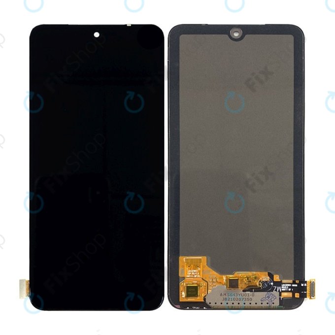 Schermo OLED per Xiaomi Redmi Note 11S 2201117SG 2201117SI, Vetro touch senza cornice
