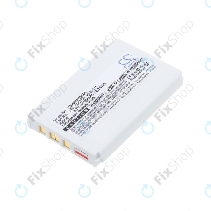 Batteria per Cipherlab 8300-L, Metrologic MK5502, BA-80S700, Li-Ion, 750mAh, 3.7V, HQ