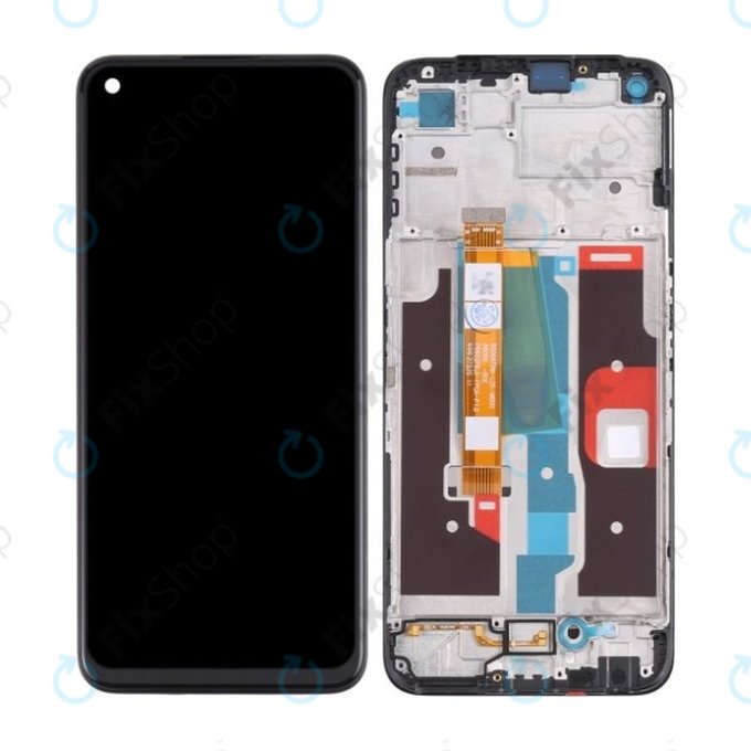 Schermo per Realme 8i RMX3151, Vetro touch con cornice