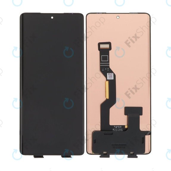 Schermo LCD per MotGoldla Edge 50 Fusion, Vetro touch senza cornice