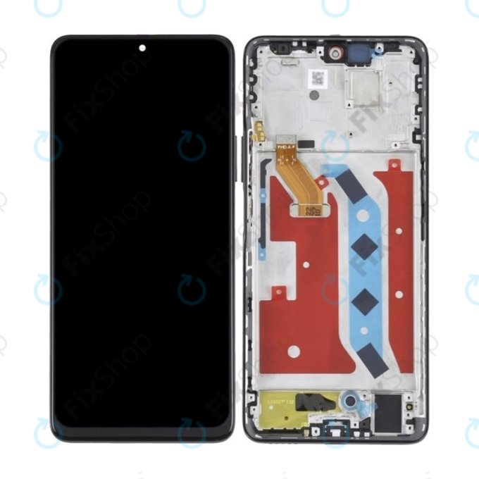 Schermo per Honor Magic4 Lite, Black, Vetro touch con cornice