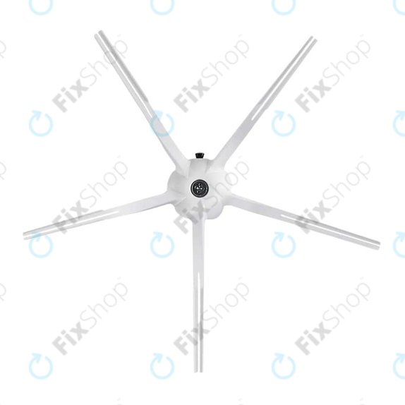 Set di ricambio per Xiaomi Roborock S5 Max, S6, S6 MaxV, S6 Pure, Xiaowa E3 (1x spazzola principale, 2x filtro, 2x spazzola laterale - Bianco)