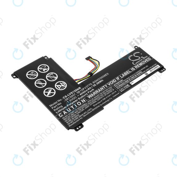 Batteria per Lenovo IdeaPad 120S, 0813007, Li-Pol, 4050mAh, 7.5V, HQ