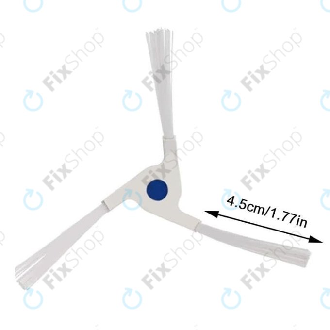 Spazzola laterale per Ecovacs Deebot serie X2, White, 2 pz