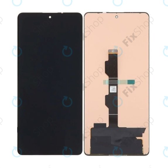 Schermo LCD per Xiaomi Poco M6 Pro, Vetro touch senza cornice
