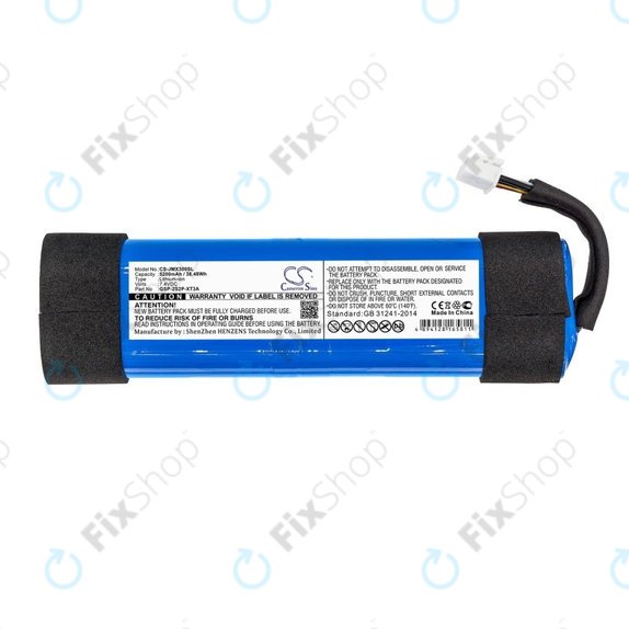 Batteria per JBL Xtreme 3, GSP-2S2P-XT3A, Li-Ion, 5200mAh, 7.4V, HQ