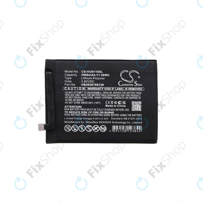 Batteria per Huawei Y5, Y6, 2900mAh, Li-Pol, 3.82 V, HB405979ECW, HQ