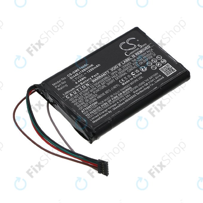 Batteria per Garmin Edge 1000, Explore, DI44EJ18B60HK, Li-Ion, 1200mAh, 3.7V, HQ