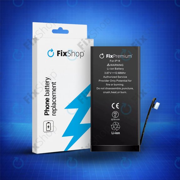 Batteria per iPhone 14, 3279mAh, DIAGNOSTIC