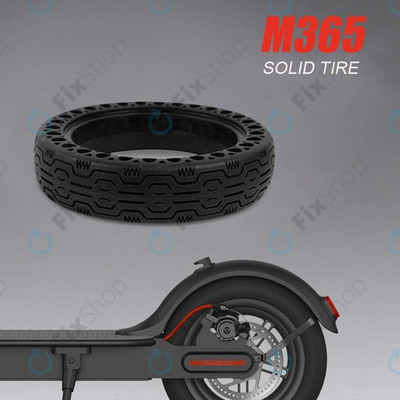 Pneumatico tubeless pieno resistente Tipo 2 per Xiaomi Mi Electric Scooter 1S, 2, M365, Essential, Pro, Pro 2, Black