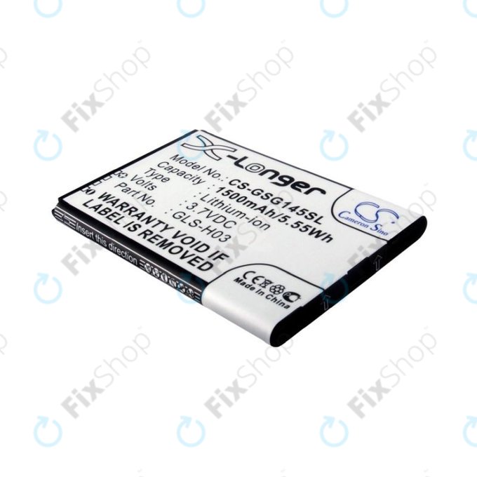 Batteria per Gigabyte GSmart G1345, GLS-H03, Li-Ion, 3.7V, 1500mAh, HQ