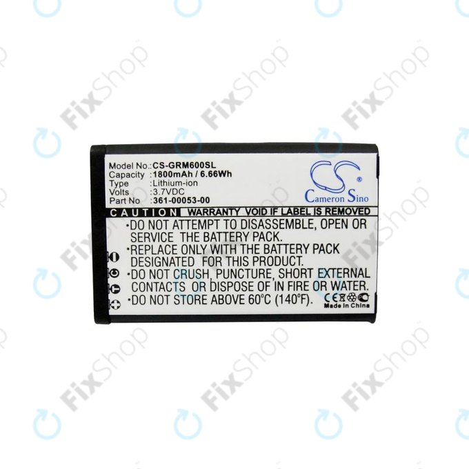 Batteria per Garmin Alpha 200, Montana 600t Camo, 361-00053-00, Li-Ion, 1800mAh, 3.7V, HQ