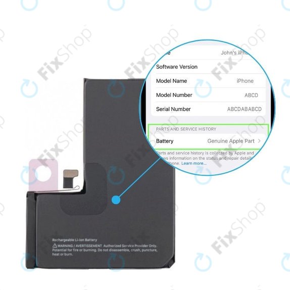 Batteria per iPhone 14 Pro, 661-30382, 3200mAh, Genuine Apple