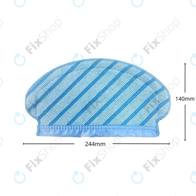 Panno lavapavimenti, 2 pz., Microfibra per Ecovacs Deebot N7, Ozmo-series, T5, T5 Max