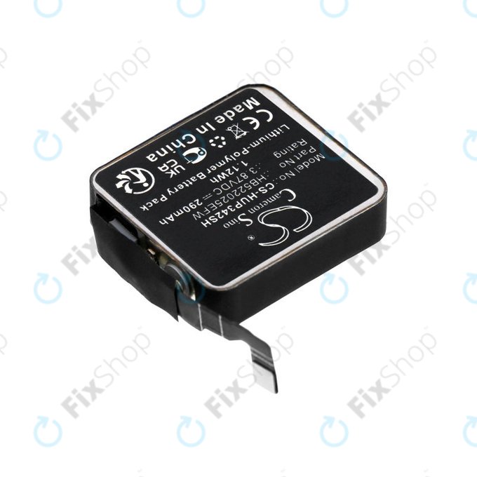 Batteria per Huawei Watch GT3 42mm, Watch GT3 Pro 42mm HB522025EFW, Li-Pol, 290mAh, 3.87V, HQ