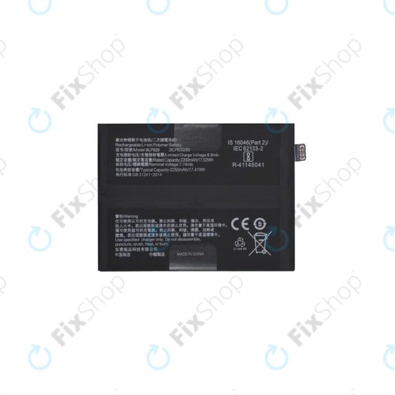 Batteria per OnePlus 9 LE2110 LE2111 LE2115, BLP829, 4500mAh