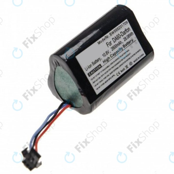 Batteria per Ecovacs Deebot Slim-seriess, DA-seriess, D-seriess, DA60-Darfon, Li-Ion, 2600mAh, 10.8V