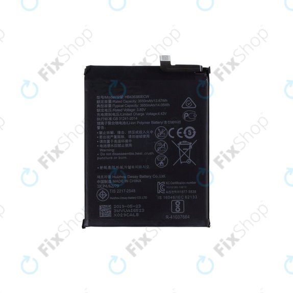 Batteria per Huawei P30, HB436380ECW, 3650mAh