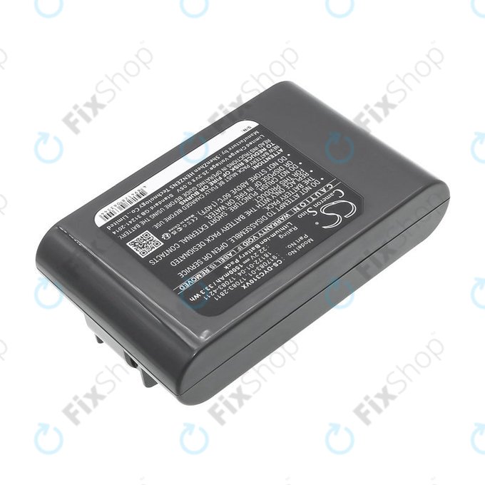 Batteria per Dyson DC31, DC34 DC35 DC44 17083-2811, Li-Ion, 1500mAh, 22.2V, HQ