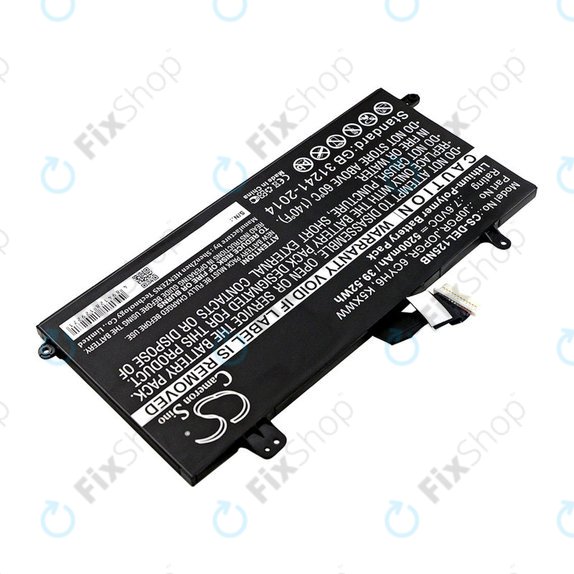Batteria per Dell Latitude 5290, Latitude 12 5285, J0PGR, Li-Pol, 5200mAh, 7.6V, HQ