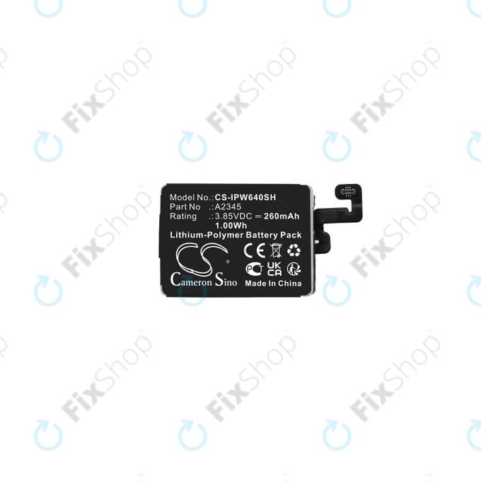 Batteria A2345 per Apple Watch seriess 6 40mm, 260mAh, HQ