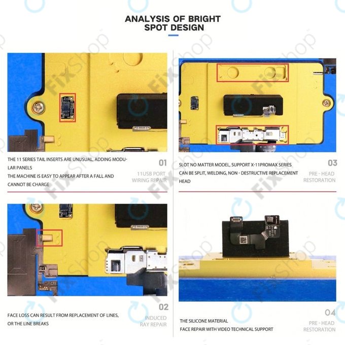 Piattaforma di preriscaldamento per riparazione scheda madre per iPhone X, XS, XS Max, 11, 11 Pro, 11 Pro Max, Wylie K85