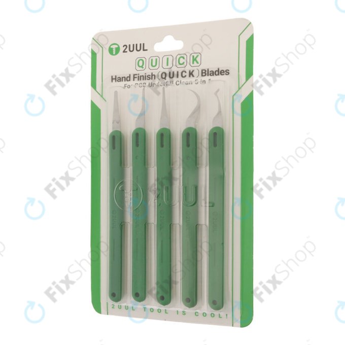 Set lame di precisione per rimozione chip e colla 5 in 1, 2UUL DA22 Quick Change
