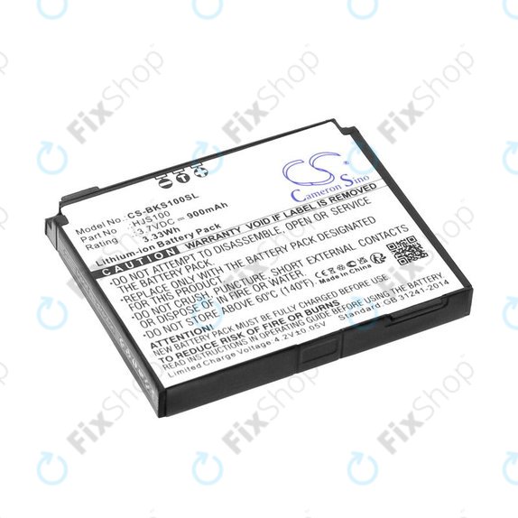 Batteria per Becker HJS 100, HJS100, Li-Ion, 900mAh, 3.7V, HQ