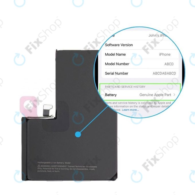 Batteria per iPhone 16 Pro, 661-42720, 3582mAh, Genuine Apple