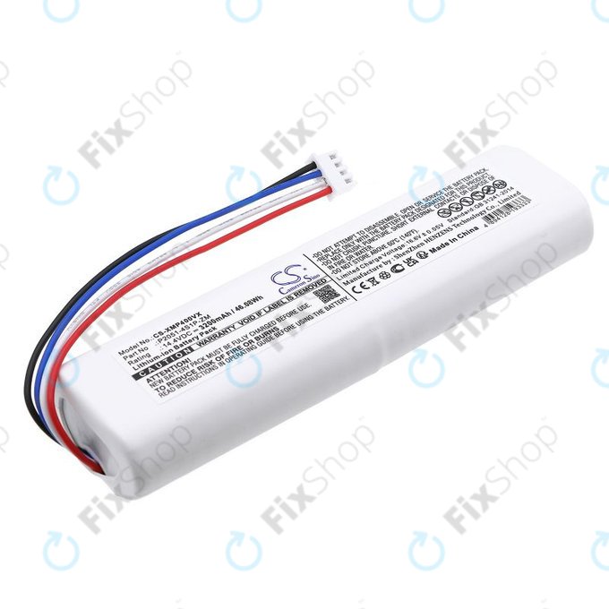 Batteria per Xiaomi Mi Robot Vacuum Mop 2, Mijia Sweeping Vacuum Cleaner 2C P2051-4S1P-ZM, Li-Ion, 3200mAh, 14.4V, HQ