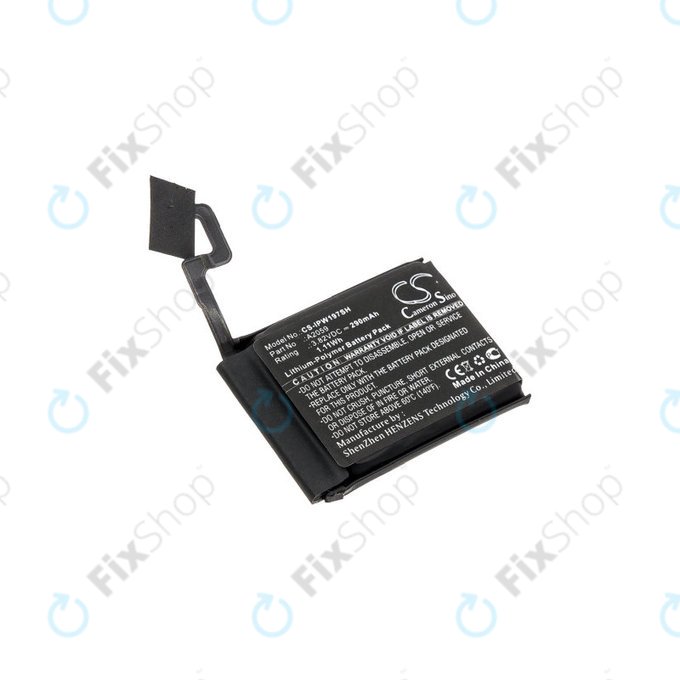 Batteria per Apple Watch 4 44 mm, 290mAh, Li-Pol, 3.82 V, A2059, HQ