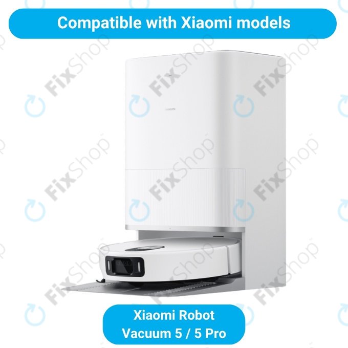 Set di ricambi per Xiaomi Robot Vacuum 5, 5 Pro (1x spazzola principale, 2x filtro, 2x spazzola laterale, 4x panno mop, 2x sacchetto polvere)