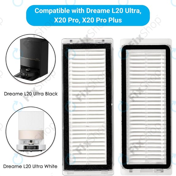 Filtro HEPA, 2 pz. per Xiaomi Dreame L20 Ultra, X20 Pro, X20 Pro Plus