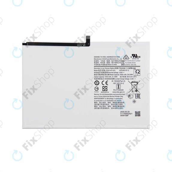 Batteria per Samsung Galaxy Tab A8 10.5" SM-X200, SM-X205, HQ-6300NA, 7040mAh