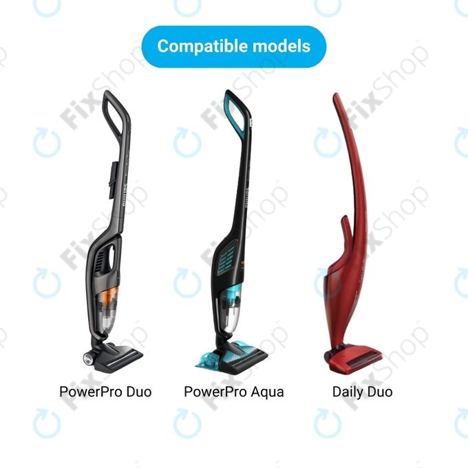 Batteria per Philips PowerPro Duo, Aqua, Daily Duo, 69-2008-009-223, Li-Ion, 2000mAh, 18V, HQ