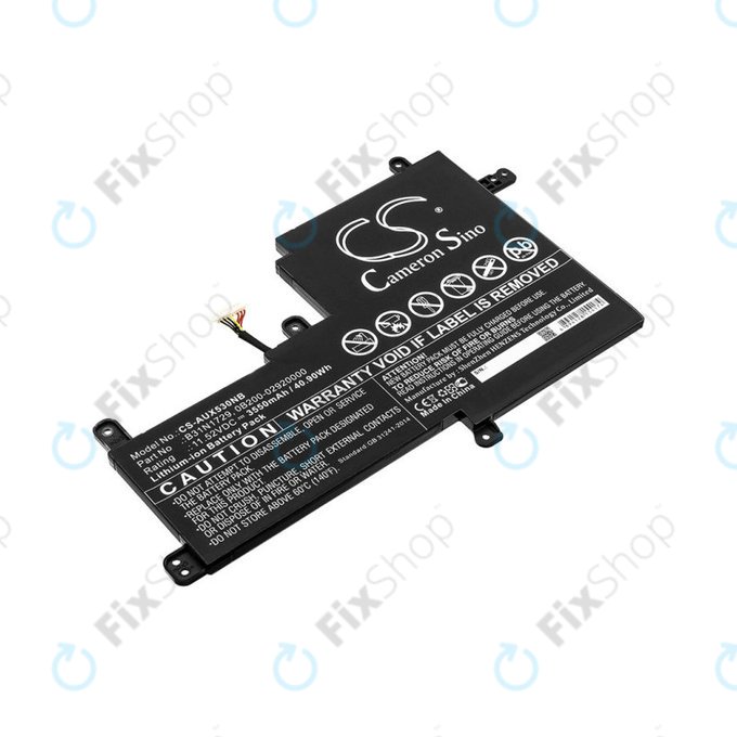 Batteria per Asus VivoBook S15, X530, B31N1729, Li-Ion, 3550mAh, 11.52V, HQ