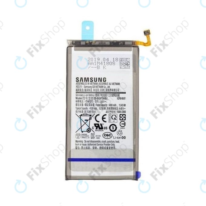 Batteria per Samsung S10e G970F, EB-BG970ABU, GH82-18825A, 3100mAh, Genuine Service Pack