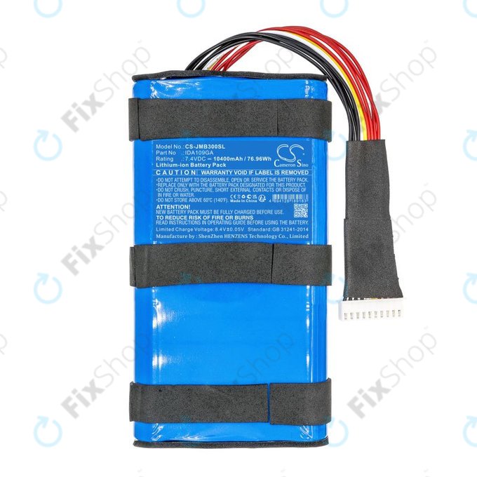 Batteria per JBL Boombox 3, IDA109GA, Li-Ion, 10400mAh, 7.4V, HQ