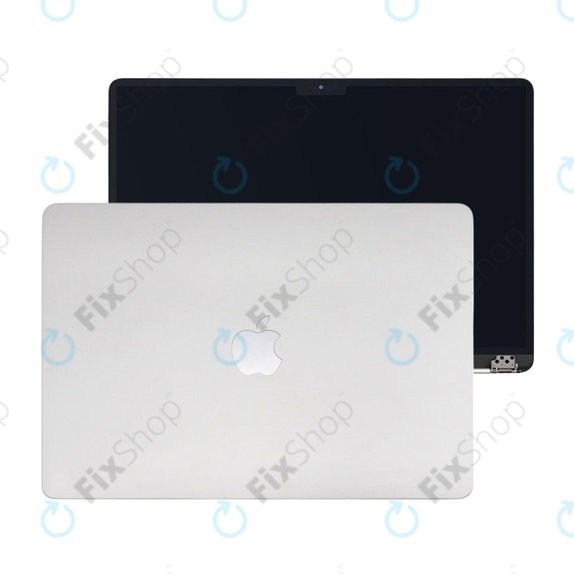 Schermo LCD per MacBook Air 15", A3114 (2024), con vetro frontale e copertura, Silver, 661-40256, Genuine Apple