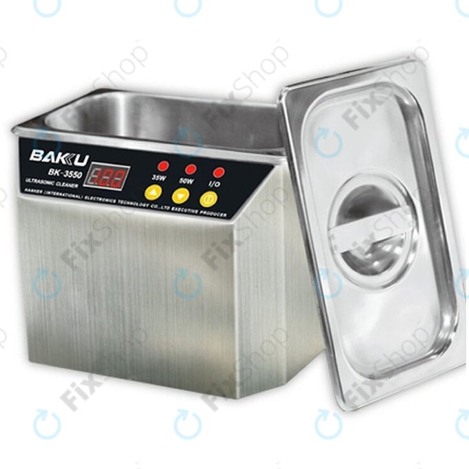 Pulitore a ultrasuoni in acciaio inox per Baku BK-3550, 0.5L