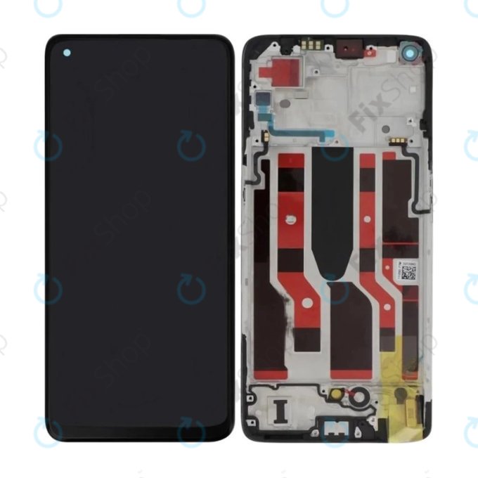Schermo per Oppo Reno 7 Lite, Vetro touch con cornice