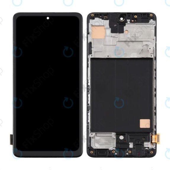 Schermo per Samsung A51 A515F, Vetro touch con cornice