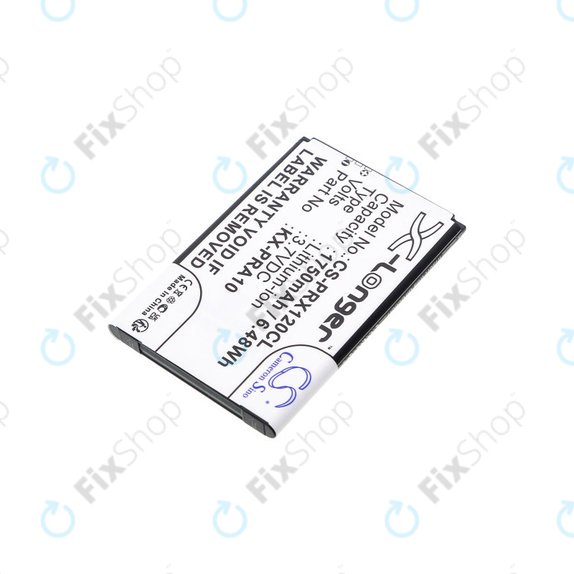 Batteria per Panasonic KX-PRX110, 120, 150, KX-PRA10, Li-Ion, 1750mAh, 3.7V, HQ