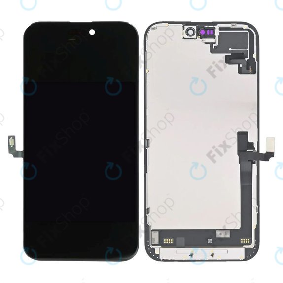 Schermo In-Cell FHD per iPhone 16 Plus, Vetro touch con cornice, FixPremium