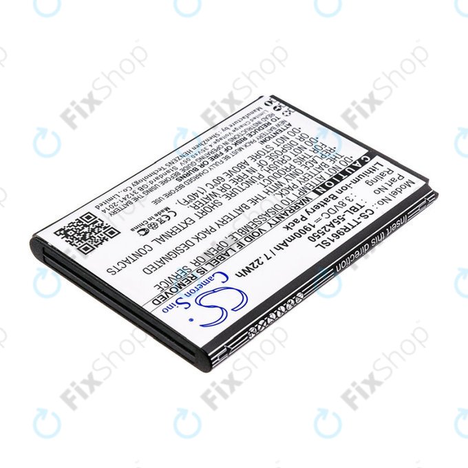 Batteria per TP-Link M7350, TBL-55A2550, Li-Ion, 1900mAh, 3.8V, HQ